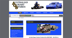 Desktop Screenshot of agskartparts.com.au