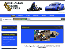 Tablet Screenshot of agskartparts.com.au